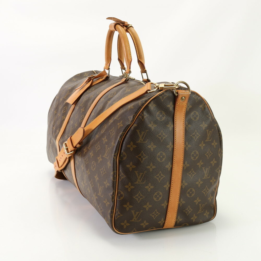Louis Vuitton Keepall Bandouliere 55 Leather Bag Monogram - Picture 3 of 13